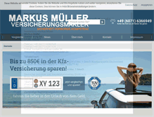 Tablet Screenshot of markusmueller.de